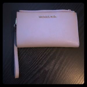 Michael Kors wallet w/ wrist strap and cell holder